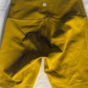 lululemon athletica Mustard Bike Shorts